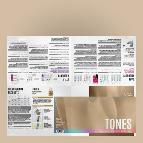 TONES® Paper Swatch Chart – Aloxxi Professional