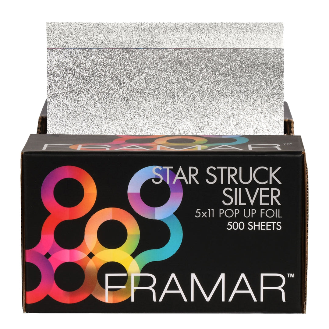 Framar Star Struck Silver Pop-Up Foils - 5x11 500 ct.